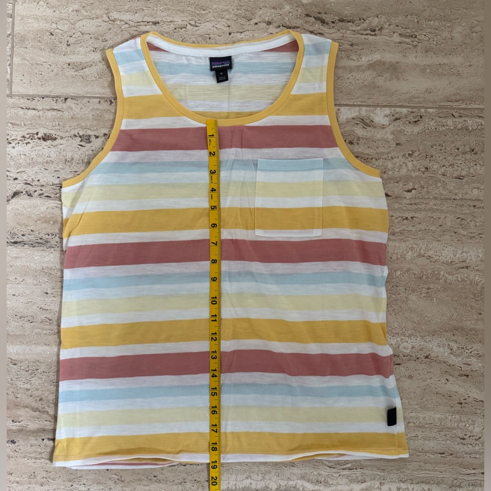 Patagonia striped pocket tank